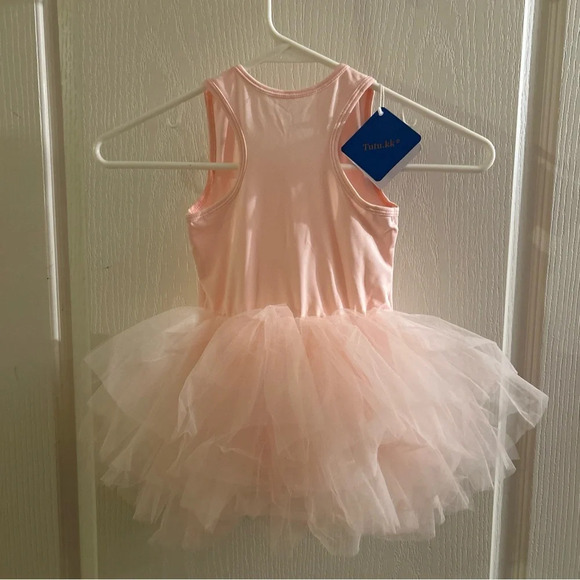 Tutu.kk Pink Body Suit With Easy Changing Access Dance, Ballet, Size XS - Picture 5 of 7